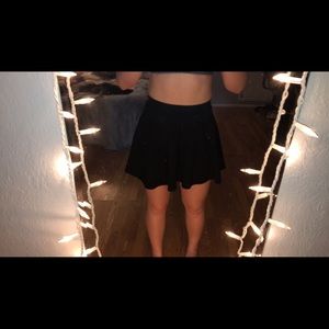 Dress up black skirt